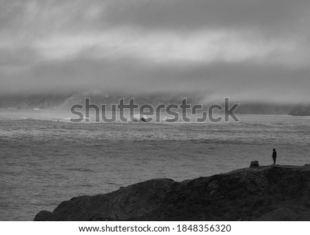 Big Waves Breaks in Northern California near San Francisco. High quality photo
