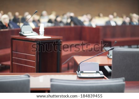 witness stand Royalty-Free Stock Photo #184839455