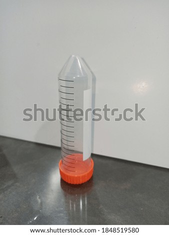 bottle centrifuge on the table