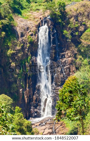 Devon Waterfall near Nuwara Eliya, Sri Lanka. 
