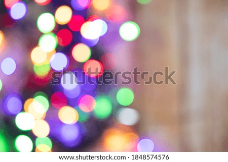 Bokeh or blurred Christmas background