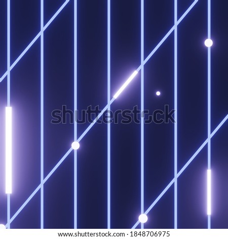 Abstract Background Neon Lines illustration