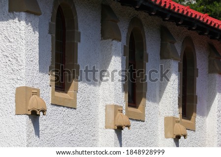 Church Building Windows Wall Facade
