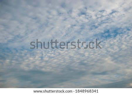 Beautiful clouds with blue sky background.