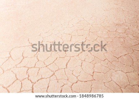 Close-up on dry woman skin texture with dry dessert. Skin care concept. Royalty-Free Stock Photo #1848986785