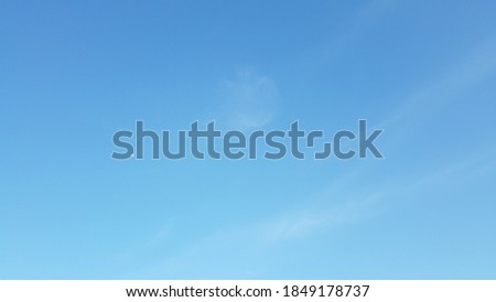 blue sky and white cloud
