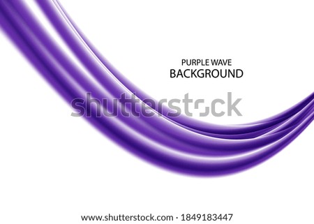 elegant purple wave background for  banner, cover, brochure and presentation.