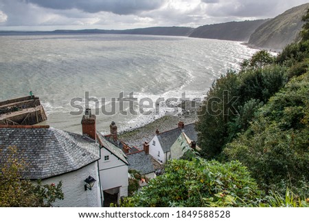 The beautiful coastal village of Clovelly in Devon Royalty-Free Stock Photo #1849588528