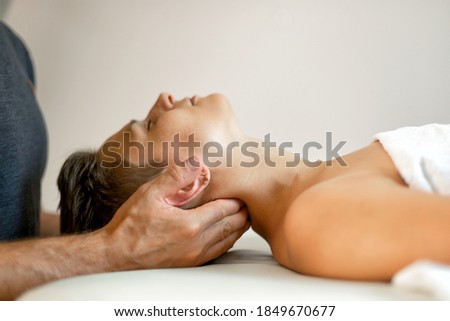 part of the manual therapy procedure Royalty-Free Stock Photo #1849670677