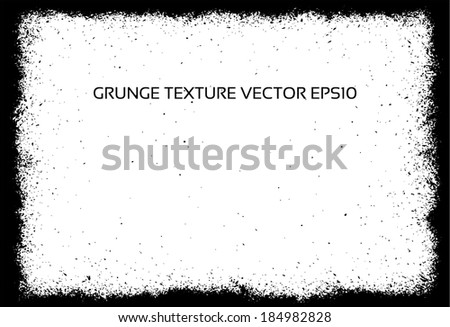 Grunge frame texture. vector template