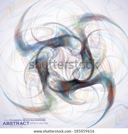 Abstract fractal background, futuristic vector illustration eps10