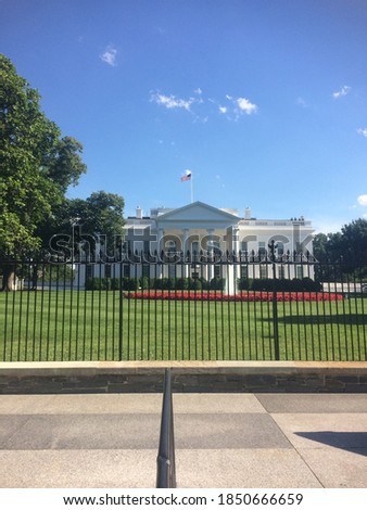 Picture of the White House in 2017