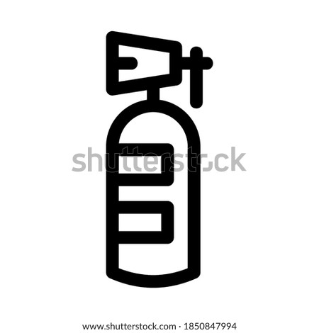fire extinguisher icon or logo isolated sign symbol vector illustration - high quality black style vector icons
