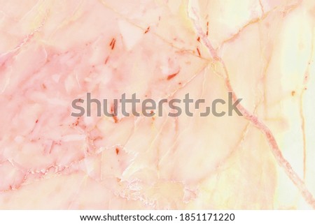 Rose gold marble texture background with high resolution, top view of natural tiles stone floor in luxury seamless glitter pattern for interior and exterior decoration.