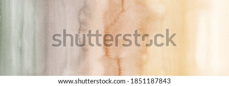 Vintage gradient abstract horizontal background with stains watercolor