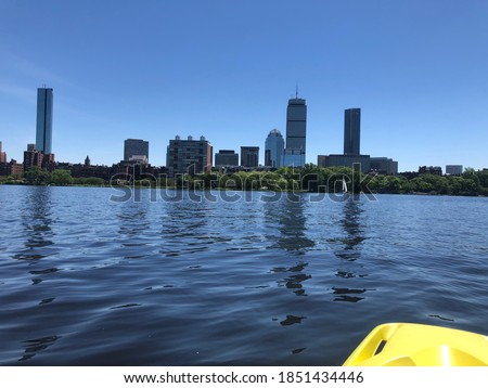 Kayaking on the Charles River Boston