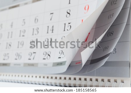 calendar Royalty-Free Stock Photo #185158565