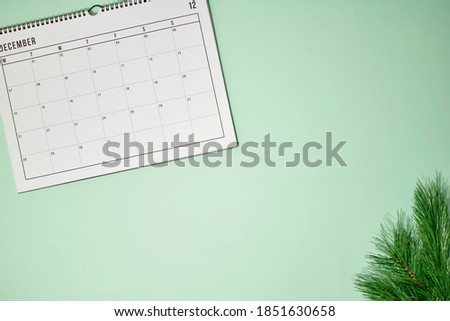 A studio photo of a christmas calendar