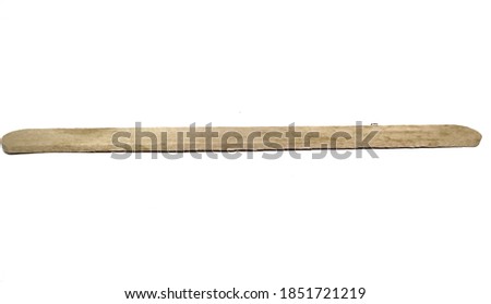 This is a photo of white wooden stick 