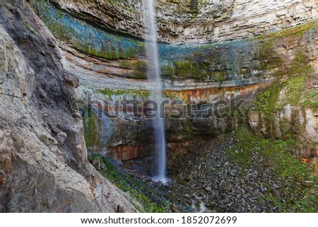 Beautiful Valaste waterfall in Estonia