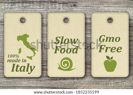 Food and ecological icons set