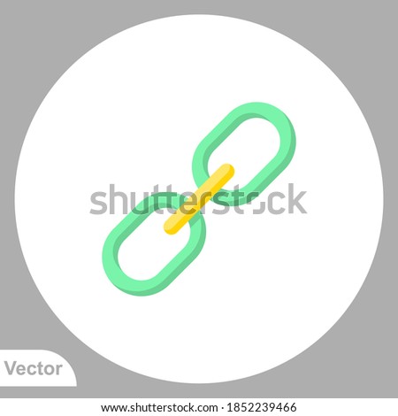 Link icon sign vector,Symbol, logo illustration for web and mobile