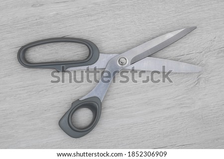 Seamless pattern. Seamless pattern of hairdressing scissors. Scissors background.