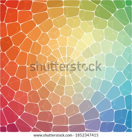 Bright colorful abstract mosaic background, vector illustration