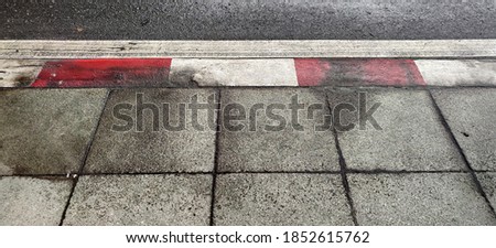 pavement street Dirty sidewalk close-up