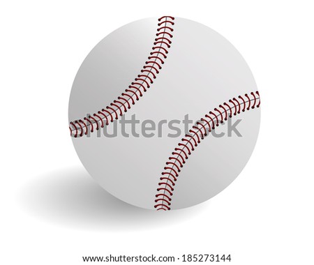 ball baseball play baseball on a white background