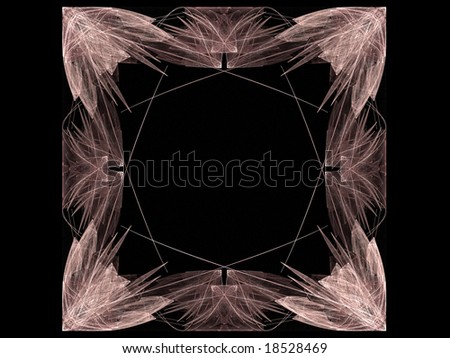 Abstract background. Pink palette. Raster fractal graphics.