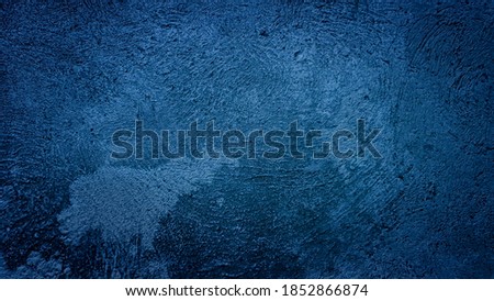 Navy blue dark cement floor or wall background, Abstract style picture pattern, Skin rough mottled and cool feeling.