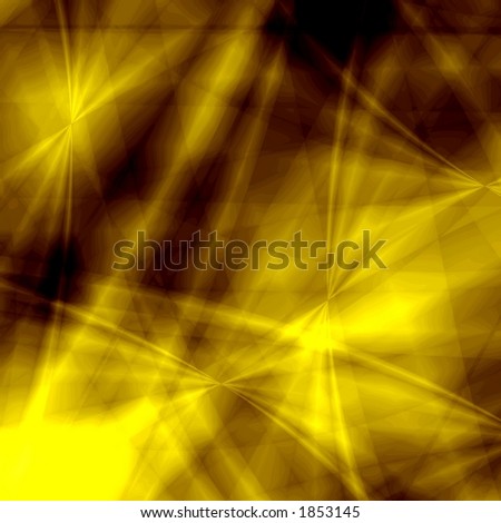 Yellow abstract stars