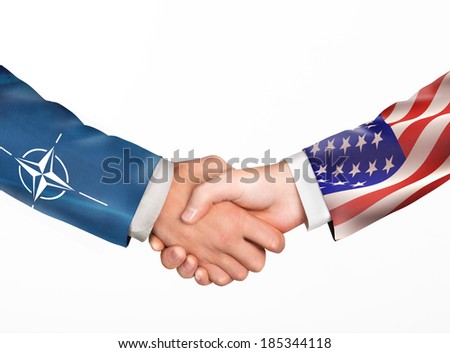 Man shake hands. Friendship countries. Flags of countries