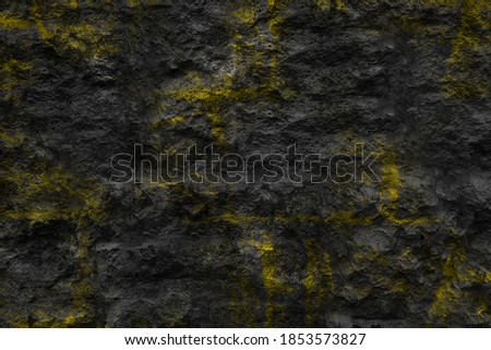 Dark texture with many bright contrasting golden streaks.