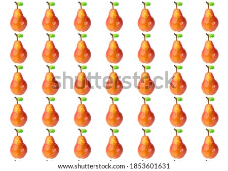 seamless pear texture on a white background