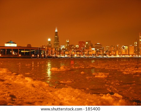 Picture of Chicago in winter
