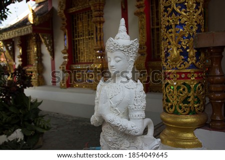 Thailand bhuddist temples in Nothern province
