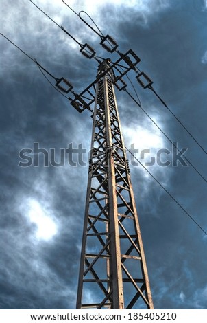Power grid pylon in hdr
