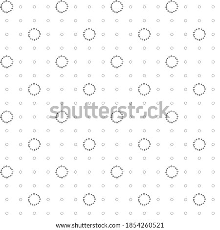 abstract circle black vector illustrator Seamless pattern background design wallpaper.
