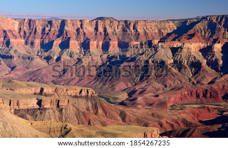 view  from the north rim of the grand canyon national park, arizona, on a sunny afternoon at cape royal Royalty-Free Stock Photo #1854267235