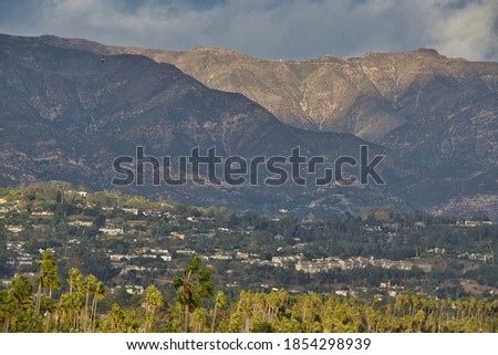 Scenic view of Santa Barbara from city college