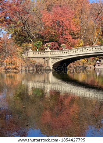 Central Park in the autumn, Manhattan, New York, USA.