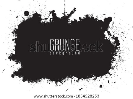 Abstract grunge splatter texture background design