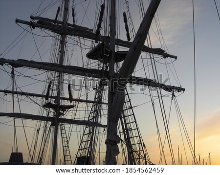 TS Royalist Tall Ship Square Sail Rigging