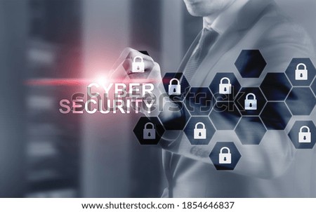 Cyber security 2021. Organization Data Protection concept.