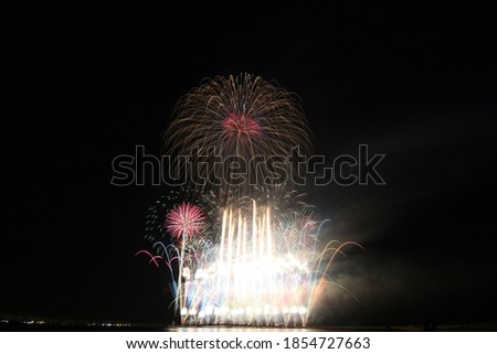 Surprise fireworks event in Gamagori