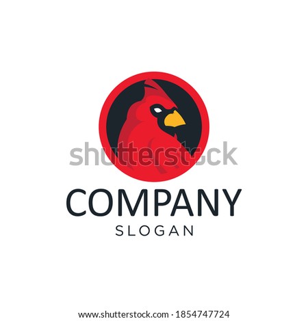 Cardinal Bird Concept Logo Icon 