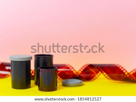 Film for photos on a colored background