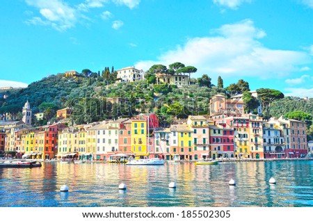 Portofino, Italy (hdr image  ) Royalty-Free Stock Photo #185502305